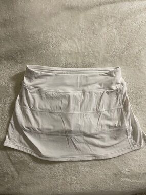 lululemon athletica White Pace Rival Athletic Skirt